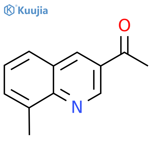 1-(8-methyl-3-quinolyl)ethanone structure