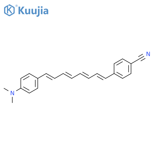 Benzonitrile, 4-[8-[4-(dimethylamino)phenyl]-1,3,5,7-octatetraenyl]- structure