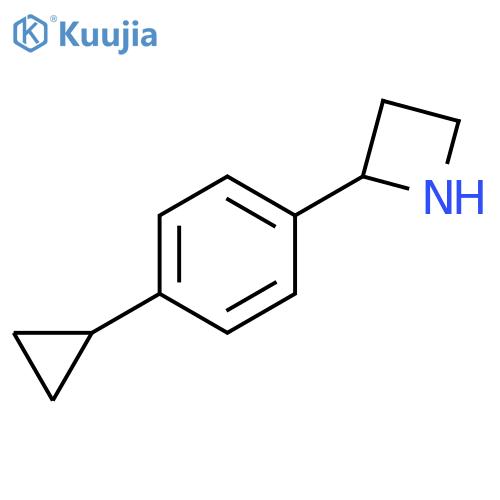2-(4-cyclopropylphenyl)azetidine structure