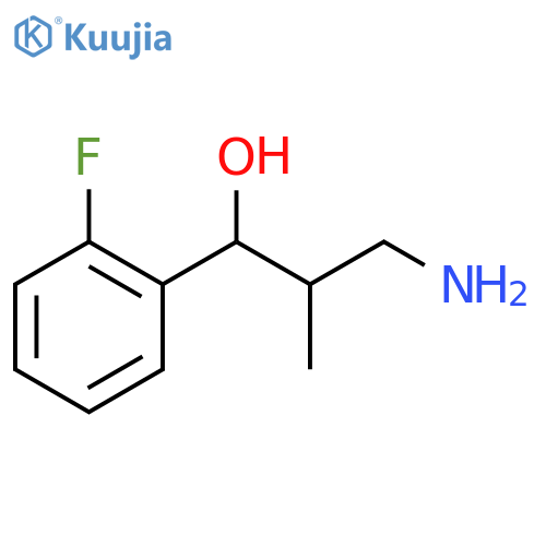 Benzenemethanol, α-(2-amino-1-methylethyl)-2-fluoro- structure