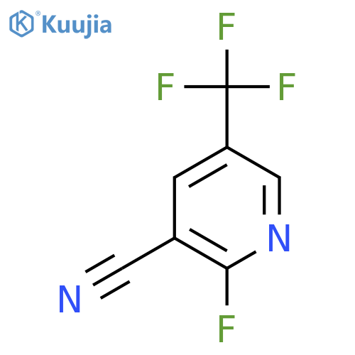 2-fluoro-5-(trifluoromethyl)pyridine-3-carbonitrile structure