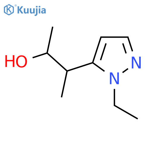 3-(1-ethyl-1H-pyrazol-5-yl)butan-2-ol structure