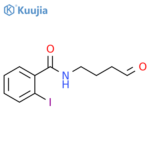 Benzamide, 2-iodo-N-(4-oxobutyl)- structure
