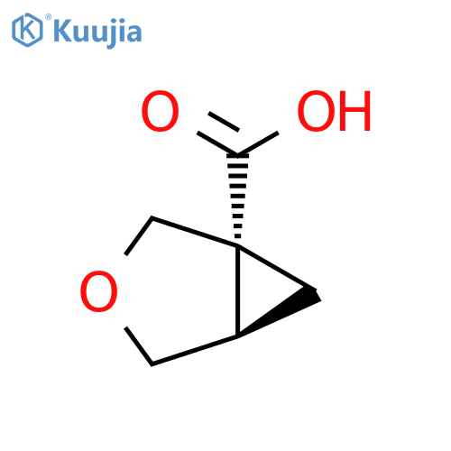 (1R,5R)-3-Oxabicyclo[3.1.0]hexane-1-carboxylic acid structure