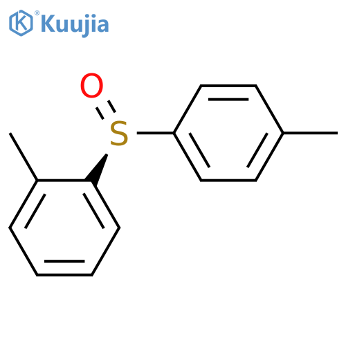 Benzene, 1-methyl-2-[(S)-(4-methylphenyl)sulfinyl]- structure