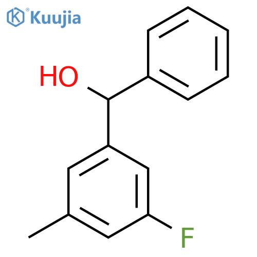 (3-Fluoro-5-methylphenyl)(phenyl)methanol structure