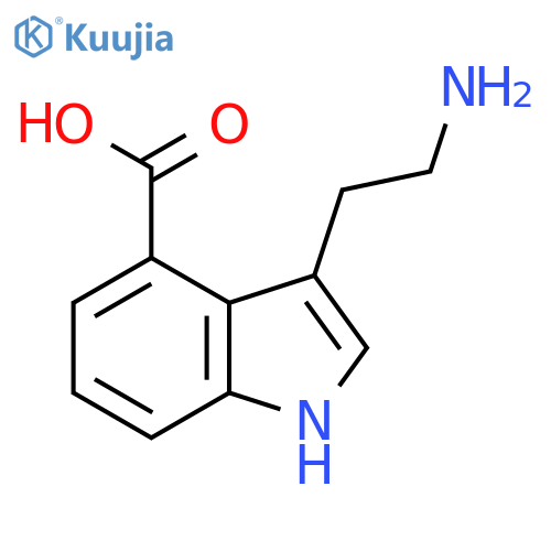 3-(2-aminoethyl)-1H-indole-4-carboxylic acid structure