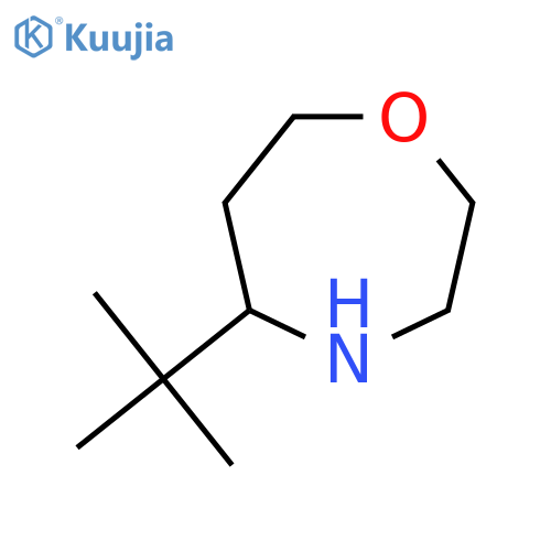5-Tert-butyl-1,4-oxazepane structure