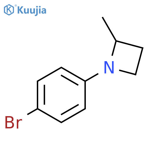 1-(4-bromophenyl)-2-methylazetidine structure