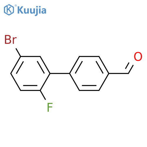 4-(5-bromo-2-fluorophenyl)benzaldehyde structure