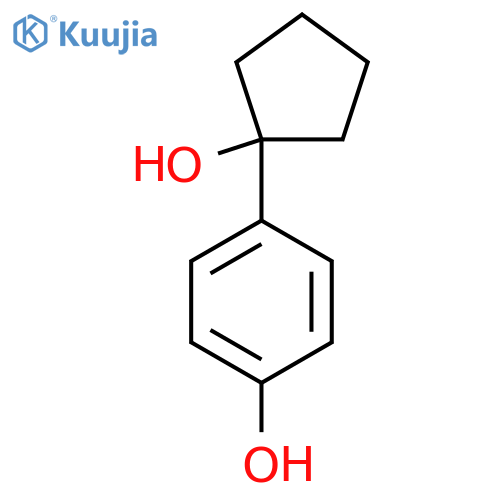 4-(1-Hydroxycyclopentyl)phenol structure