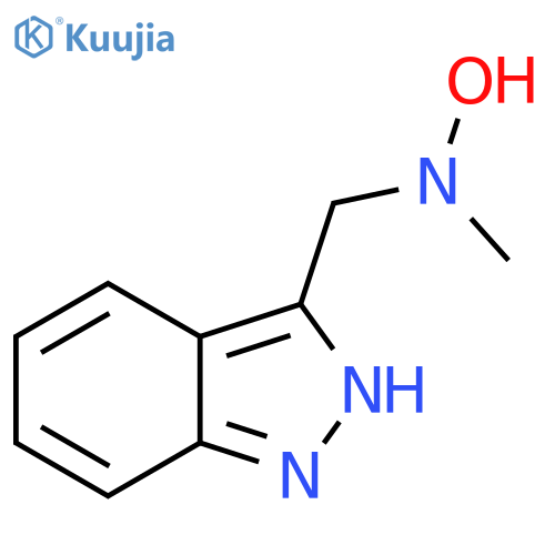 N-(1H-indazol-3-yl)methyl-N-methylhydroxylamine structure