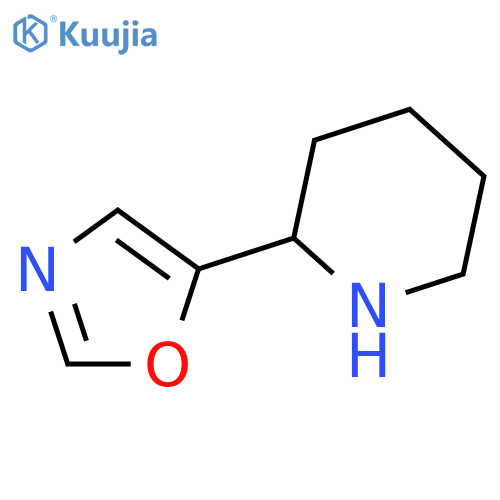 2-(1,3-oxazol-5-yl)piperidine structure