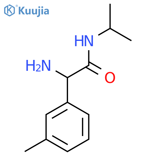 2-Amino-2-(3-methylphenyl)-N-(propan-2-YL)acetamide structure