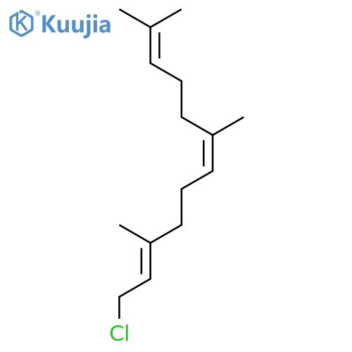 2,6,10-DODECATRIENE, 1-CHLORO-3,7,11-TRIMETHYL-, (2E,6Z)- structure