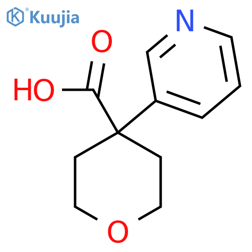4-(Pyridin-3-yl)oxane-4-carboxylic acid structure