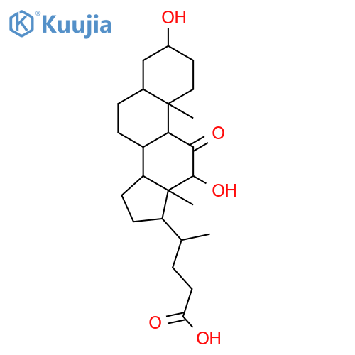 5b-Cholan-24-oic acid, 3a,12b-dihydroxy-11-oxo- (8CI) structure