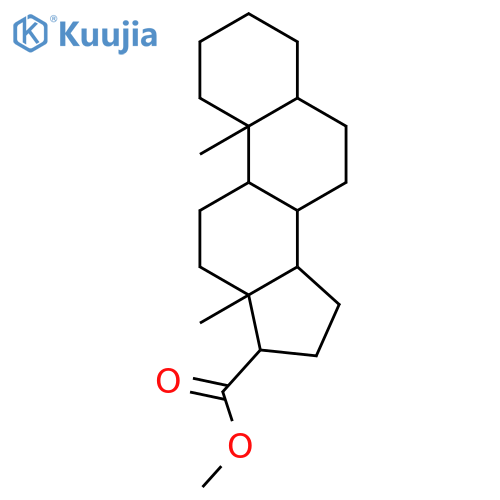 Androstane-17-carboxylicacid, methyl ester, (5a,17b)- (9CI) structure