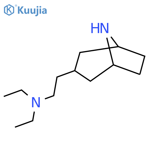 2-(8-Azabicyclo[3.2.1]octan-3-yl)-N,N-diethylethan-1-amine structure