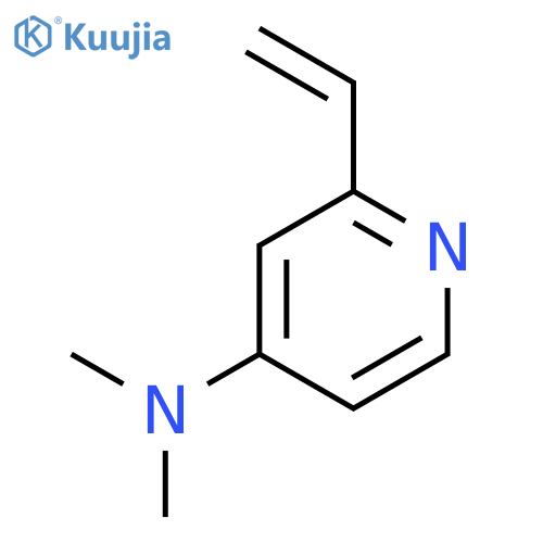 2-ethenyl-N,N-dimethyl-4-Pyridinamine structure