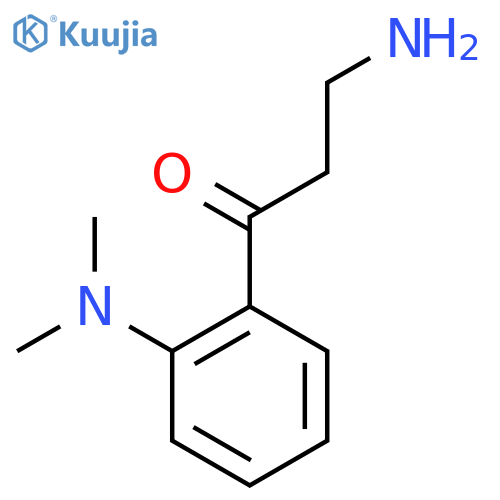 3-amino-1-2-(dimethylamino)phenylpropan-1-one structure