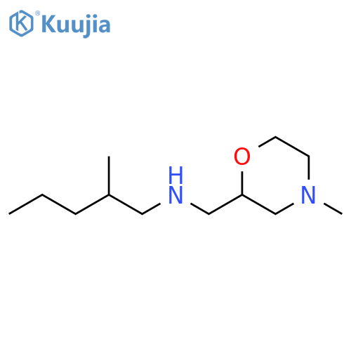 (4-methylmorpholin-2-yl)methyl(2-methylpentyl)amine structure