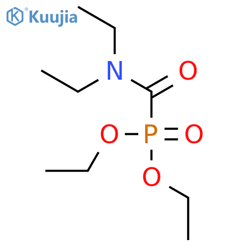 Phosphonic acid,[(diethylamino)carbonyl]-, diethyl ester (9CI) structure
