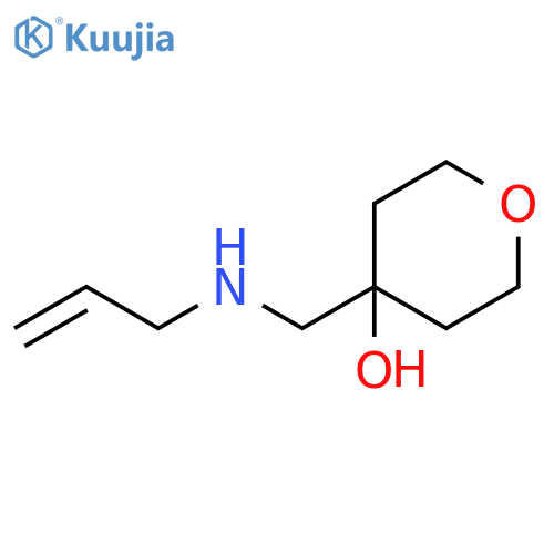 4-{(Prop-2-en-1-yl)aminomethyl}oxan-4-ol structure