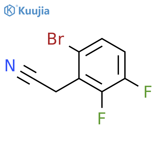 6-Bromo-2,3-difluorophenylacetonitrile structure