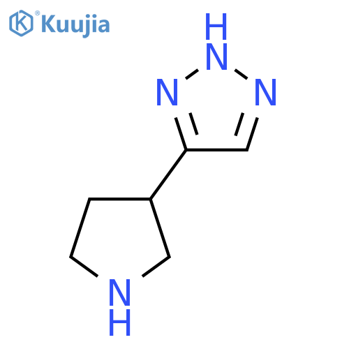 5-(Pyrrolidin-3-yl)-1H-1,2,3-triazole structure