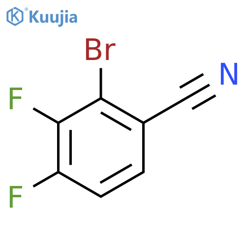 2-Bromo-3,4-difluorobenzonitrile structure