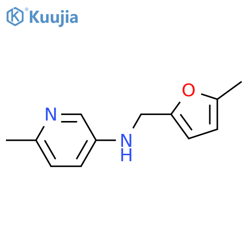 6-methyl-N-(5-methylfuran-2-yl)methylpyridin-3-amine structure