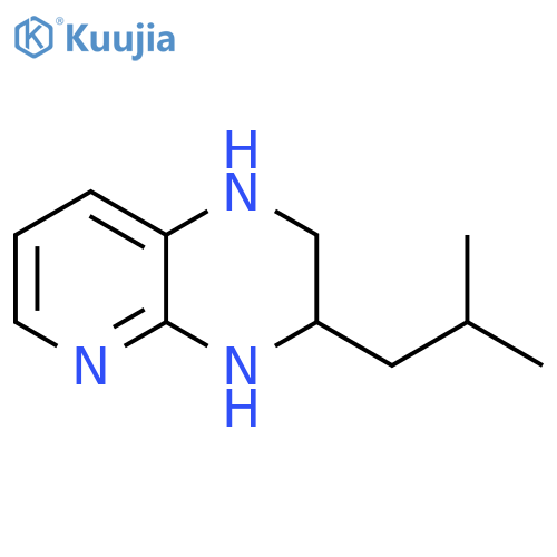 Pyrido[2,3-b]pyrazine, 1,2,3,4-tetrahydro-3-(2-methylpropyl)- structure