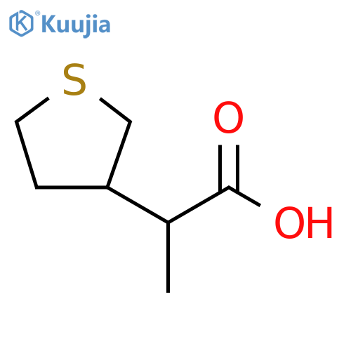 3-Thiopheneacetic acid, tetrahydro-α-methyl- structure