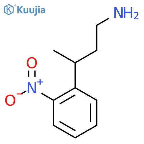 3-(2-nitrophenyl)butan-1-amine structure