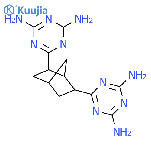 1,3,5-TRIAZINE-2,4-DIAMINE, 6,6'-BICYCLO[2.2.1]HEPTANE-2,6-DIYLBIS- structure