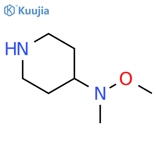 4-Piperidinamine, N-methoxy-N-methyl- structure
