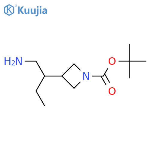 tert-butyl 3-(1-aminobutan-2-yl)azetidine-1-carboxylate structure