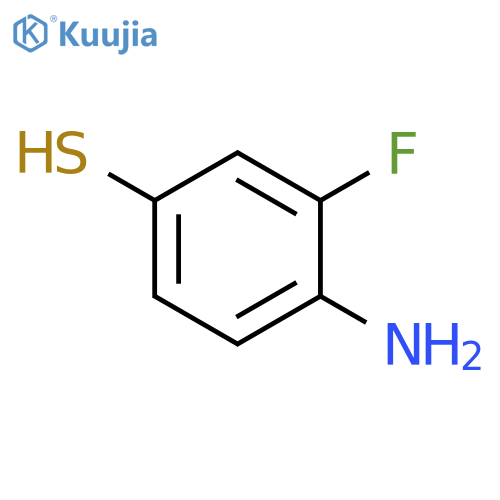 2-Fluoro-4-mercaptoaniline structure