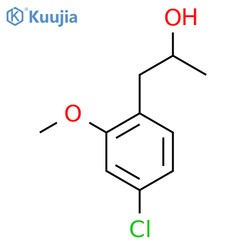 1-(4-chloro-2-methoxyphenyl)propan-2-ol structure