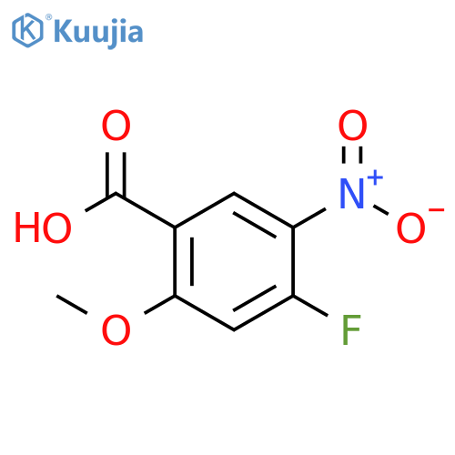Methyl 4-Fluoro-2-methoxy-5-nitrobenzoate structure