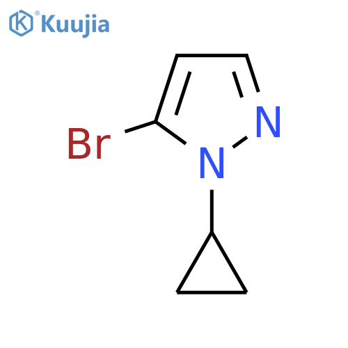 5-bromo-1-cyclopropyl-pyrazole structure
