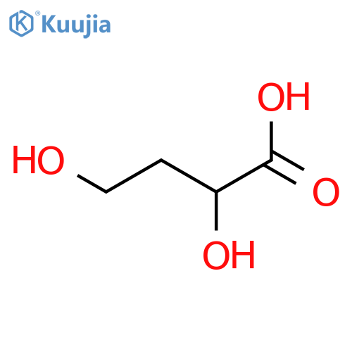 Butanoic acid,2,4-dihydroxy- structure