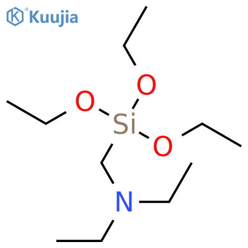 N-Ethyl-N-((triethoxysilyl)methyl)ethanamine structure