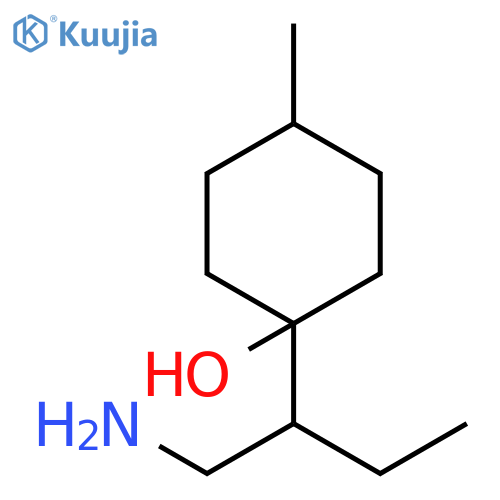 Cyclohexanol, 1-[1-(aminomethyl)propyl]-4-methyl- structure