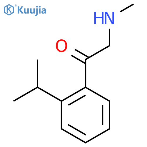 2-(methylamino)-1-2-(propan-2-yl)phenylethan-1-one structure