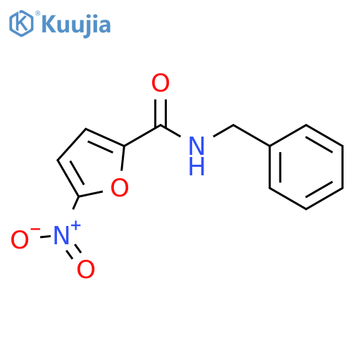 N-benzyl-5-nitrofuran-2-carboxamide structure