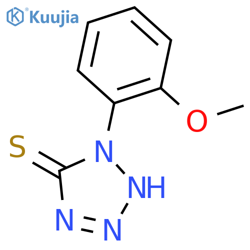 1-(2-methoxyphenyl)-1H-1,2,3,4-tetrazole-5-thiol structure