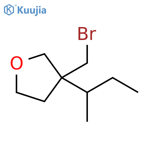 Furan, 3-(bromomethyl)tetrahydro-3-(1-methylpropyl)- structure