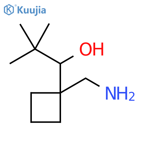 Cyclobutanemethanol, 1-(aminomethyl)-α-(1,1-dimethylethyl)- structure